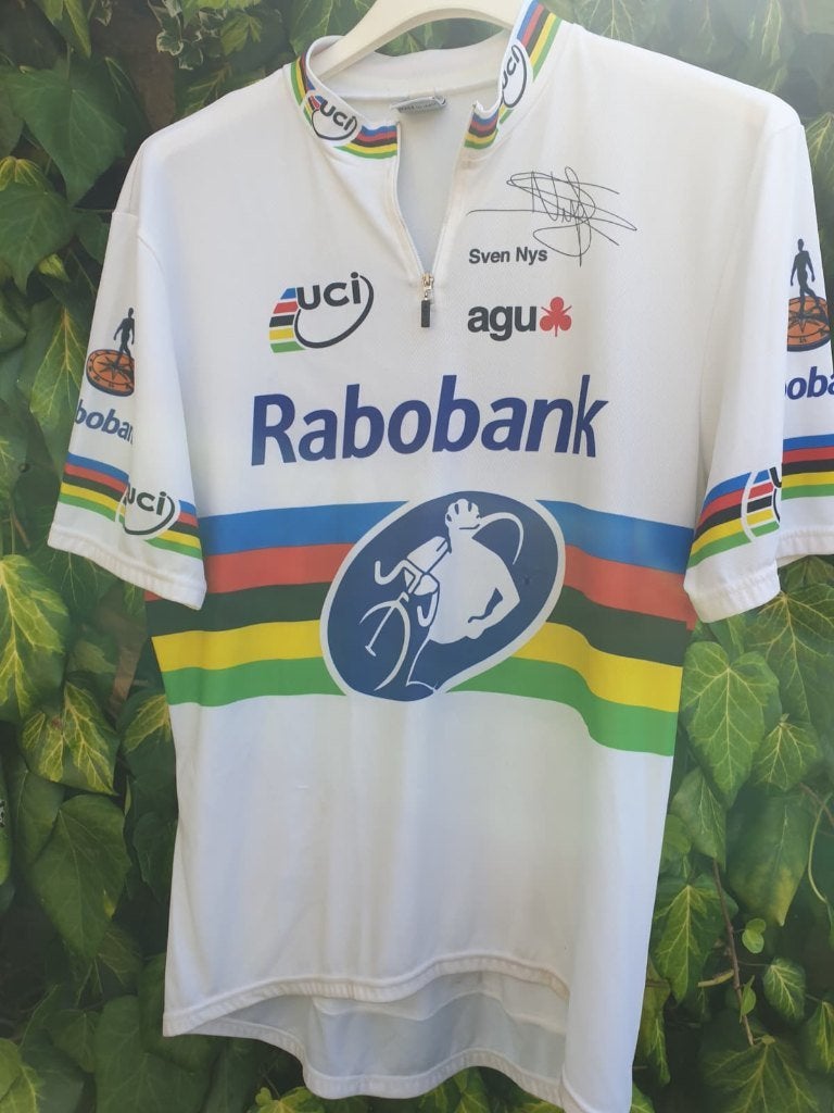 WK-Wielershirt SVEN NYS maat; xxl (2005 Sankt Wendel), Ophalen of Verzenden, Zo goed als nieuw, Buitenlandse clubs, Shirt