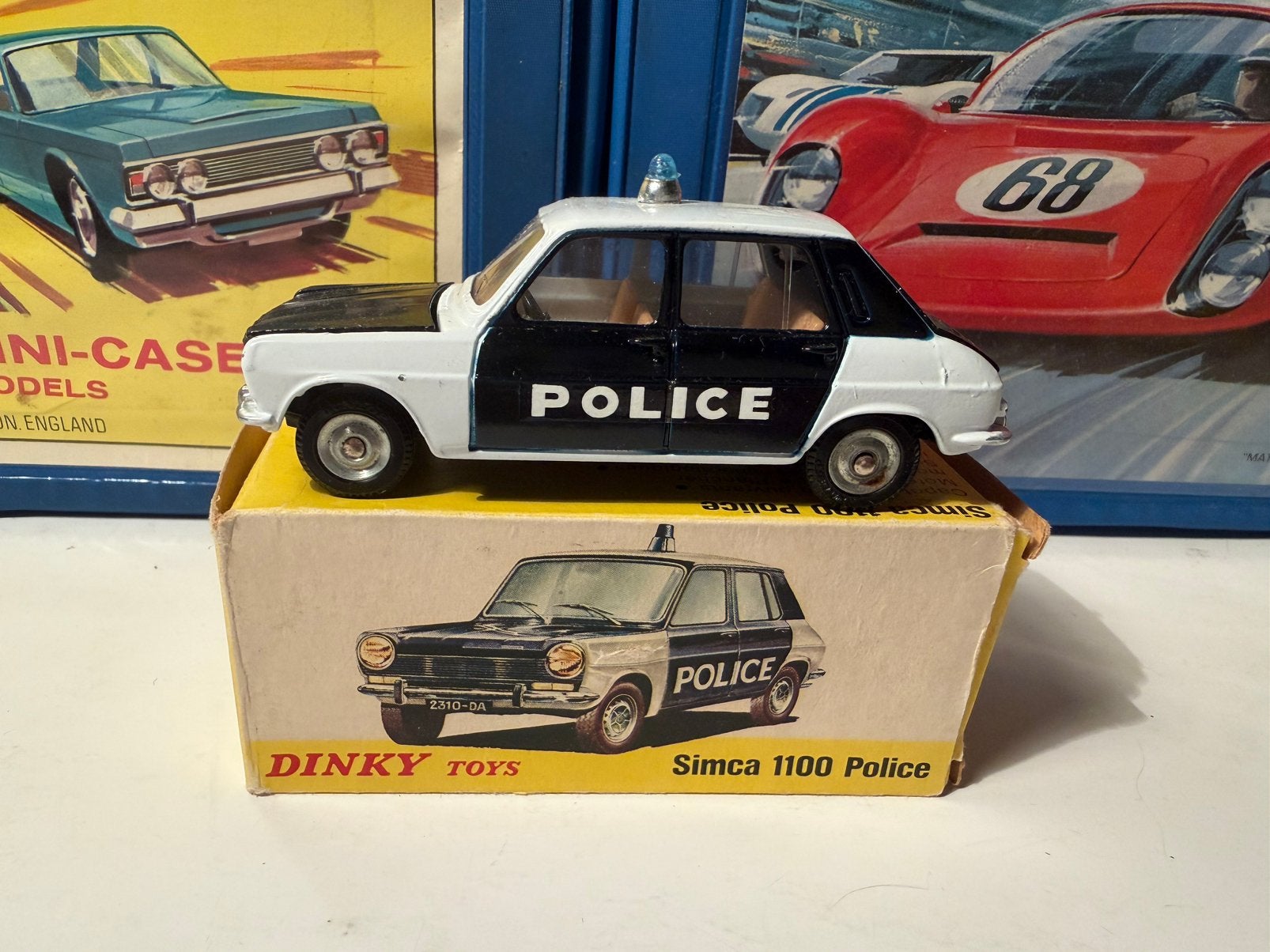 Dinky Toys Nr.1450 Simca 1100 Police, Ophalen of Verzenden, Gebruikt, Auto, Dinky Toys