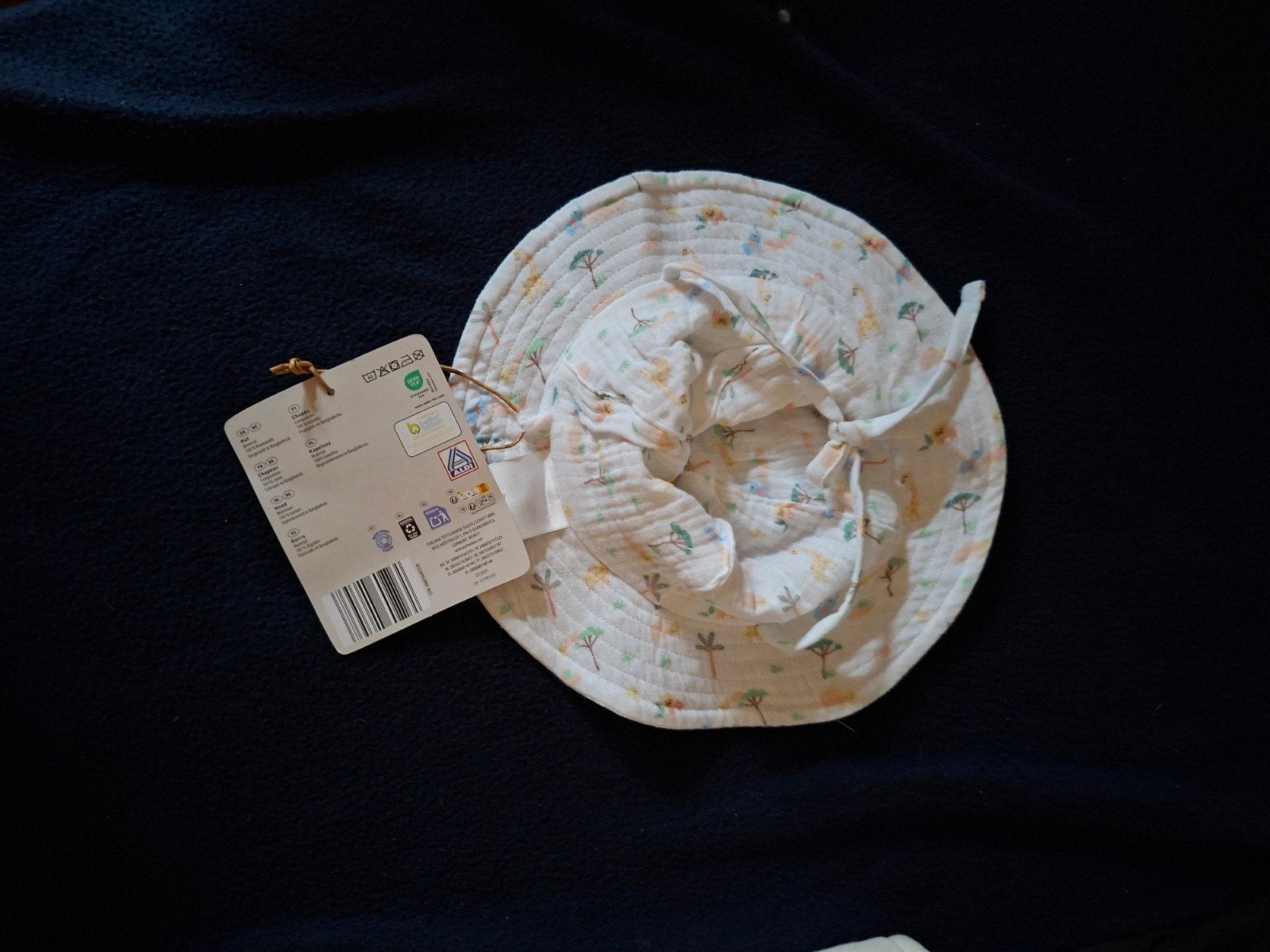 Nieuwe baby zonnehoed met jungle print, one size, Aldi, Jongetje of Meisje, Hoed, Nieuw