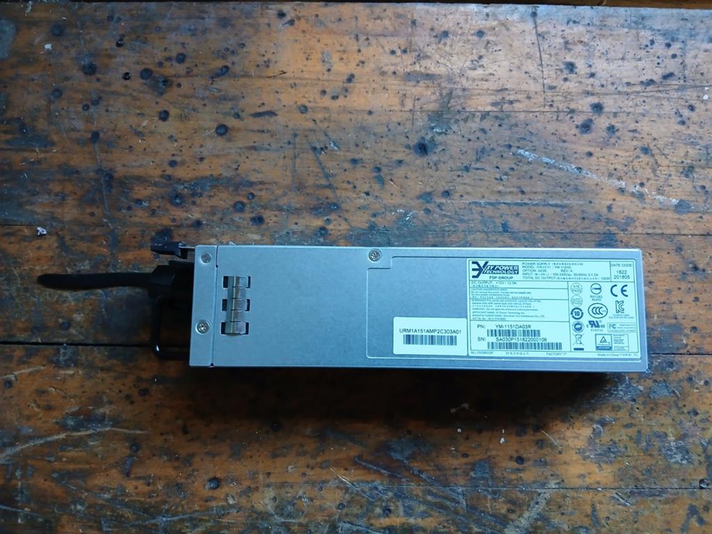 FSP Group YM-1151D 150W Voeding Server, Gebruikt, Ophalen of Verzenden, No. 22, Jianguo E. Rd., Taoyuan Dist., Taoyuan City 330, Taiwan (R.O.C.)
