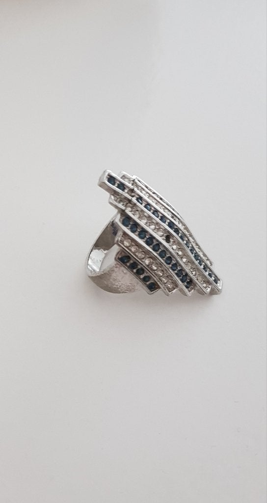 Ring. RVS 19 Nieuw, Sieraden, Tassen en Uiterlijk, Ringen, IJzer of Staal, 19 tot 20, Nieuw, Ophalen of Verzenden