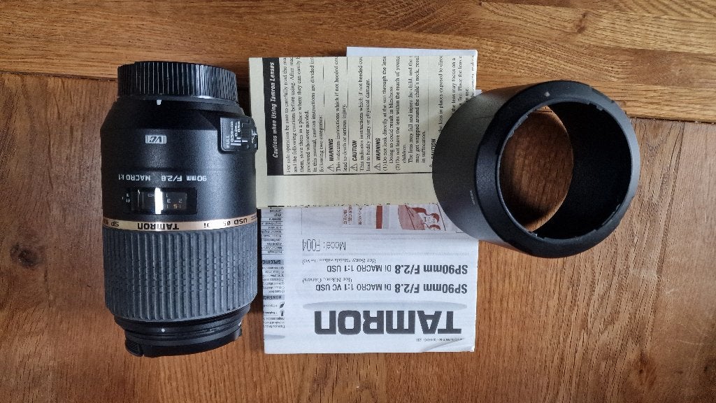 Tamron 90 MM F/2.8 Di Macro objectief, 90 mm, Ophalen of Verzenden, Zo goed als nieuw, Macrolens
