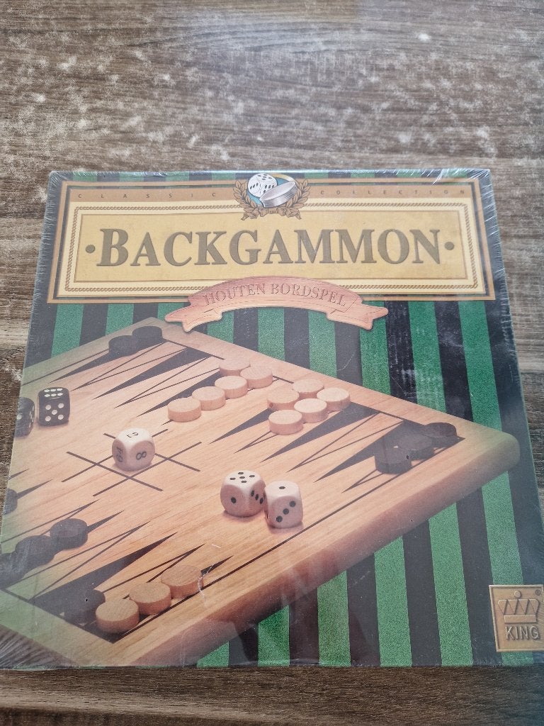 Backgammon, Hobby en Vrije tijd, Gezelschapsspellen | Bordspellen, Een of twee spelers, Ophalen, Nieuw, King