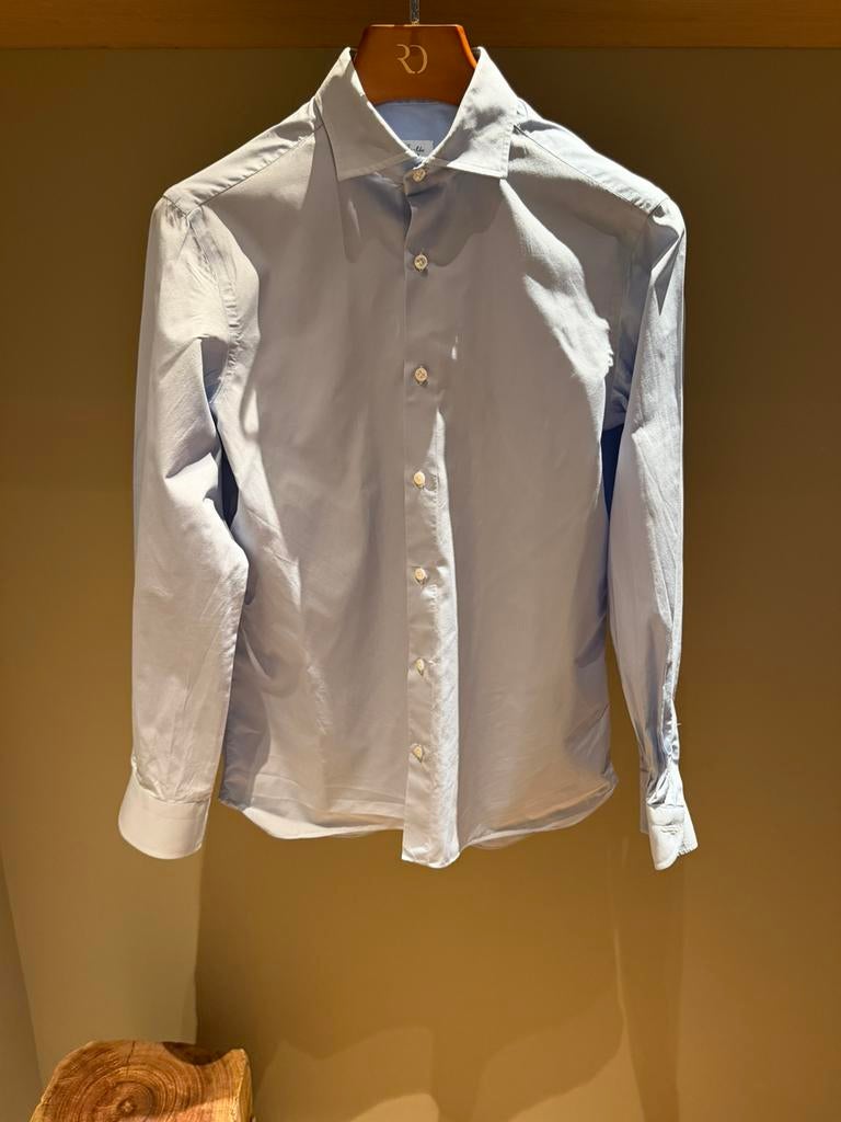 Fralbo Napoli shirt medium 40, Ophalen of Verzenden, Gedragen, Blauw, Halswijdte 39/40 (M)
