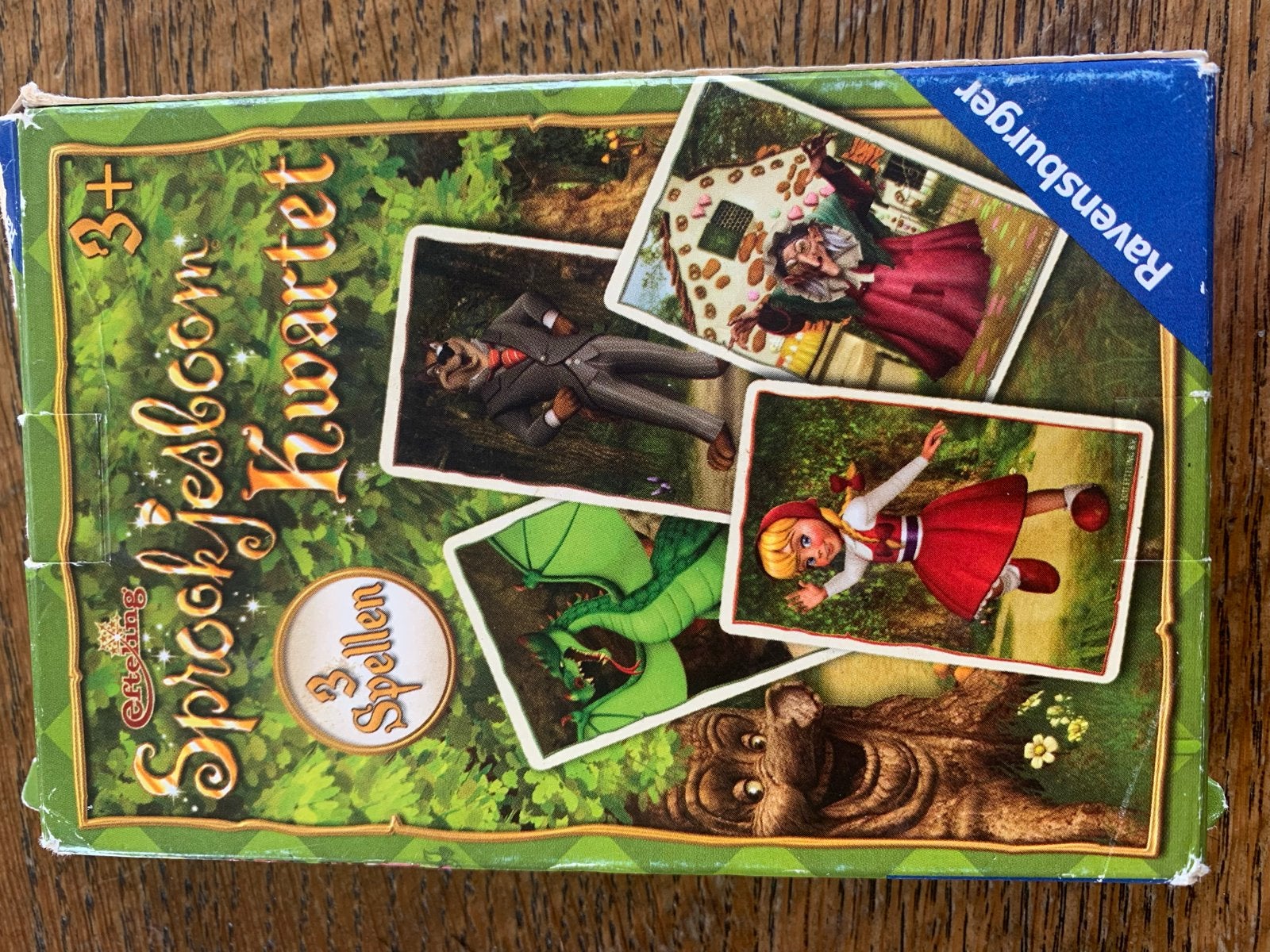 Sprookjesboom Kwartet - Efteling / Ravensburger, Hobby en Vrije tijd, Ophalen of Verzenden, Zo goed als nieuw
