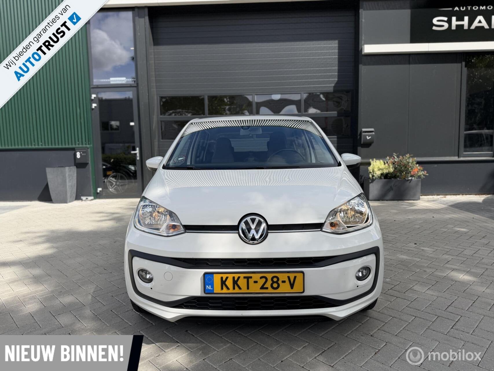 Volkswagen Up! 1.0 BMT high up! Climate|St.verwarming|Airco!, Auto's, Volkswagen, Voorwielaandrijving, Wit, Handgeschakeld, 3 cilinders
