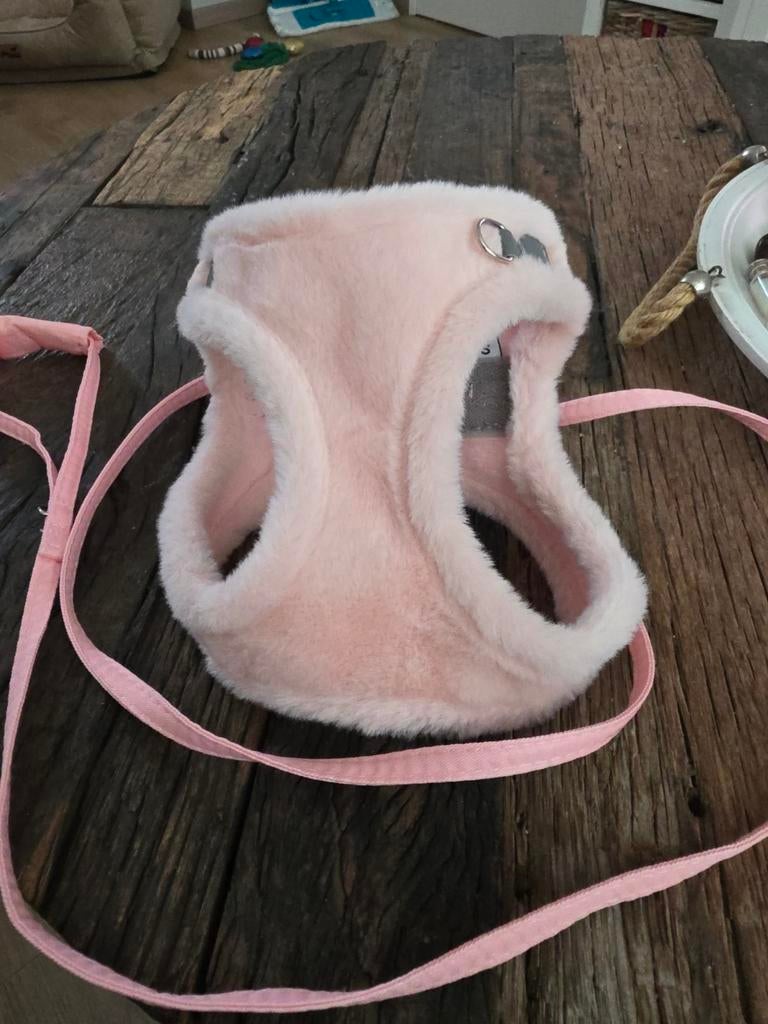 Nieuw roze tuigje met bont, Ophalen of Verzenden