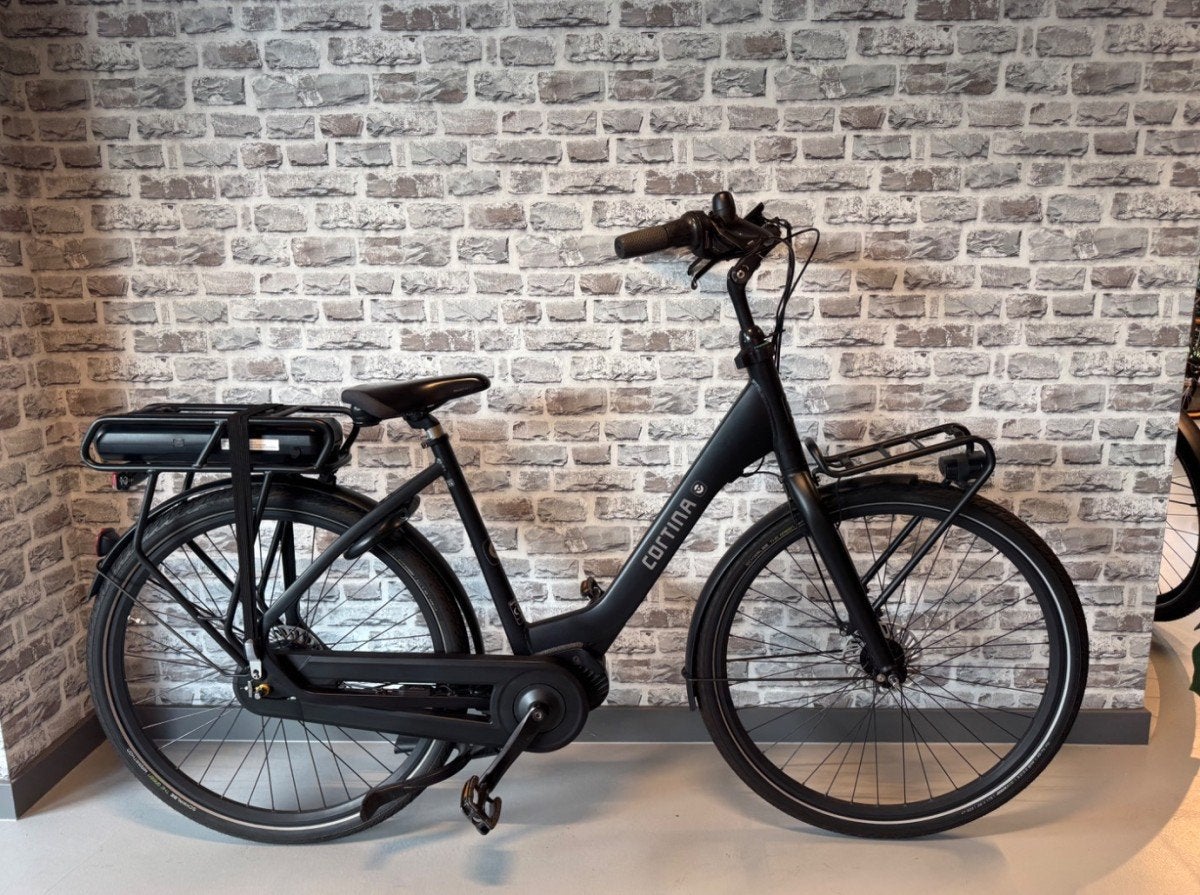 Cortina E-Common 53cm 2021 zwart, Fietsen en Brommers, Ophalen, Gebruikt, -, -