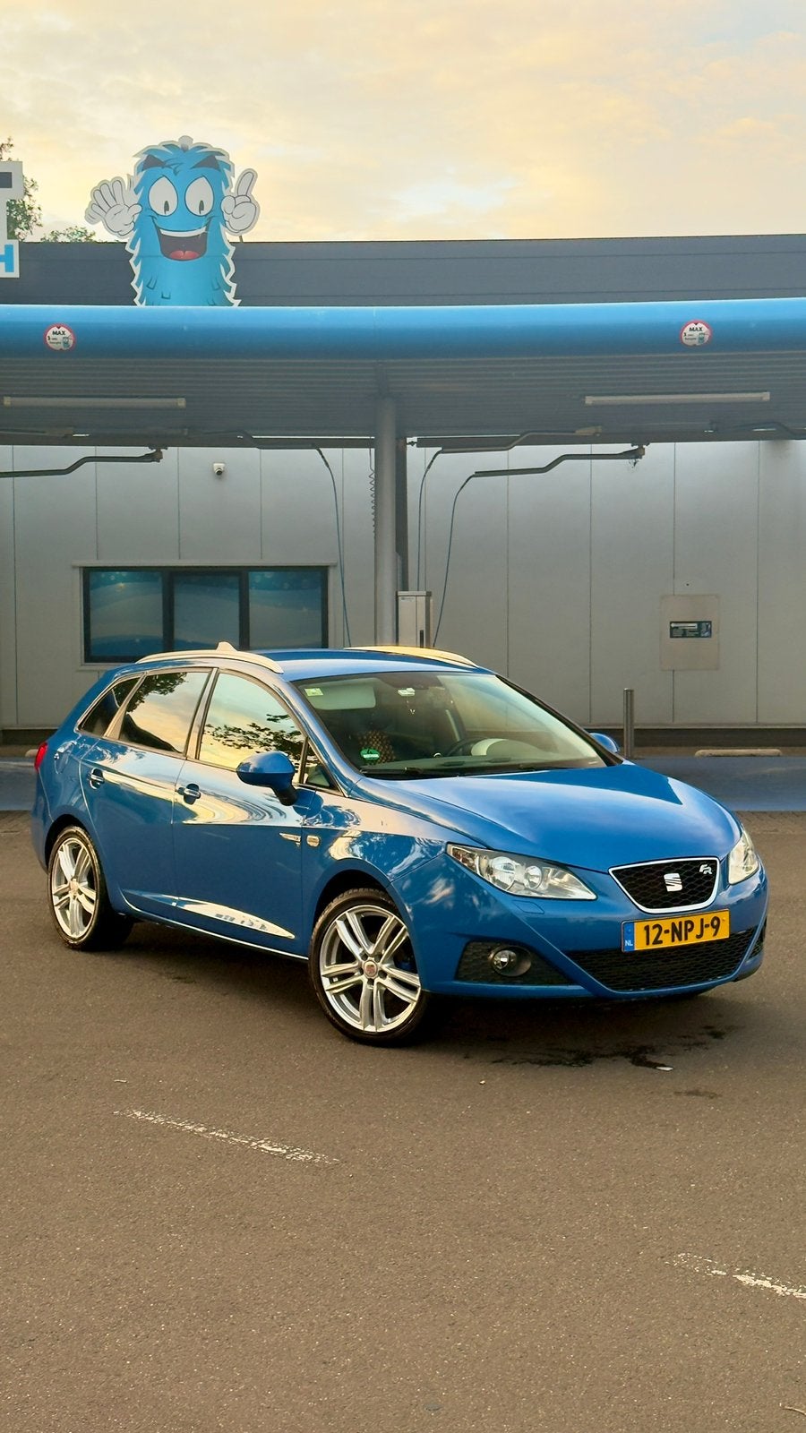 Seat Ibiza 1.2TDI 55KW Ecomotive ST 2010 Blauw, Auto's, Voorwielaandrijving, Euro 5, 1250 kg, Zwart
