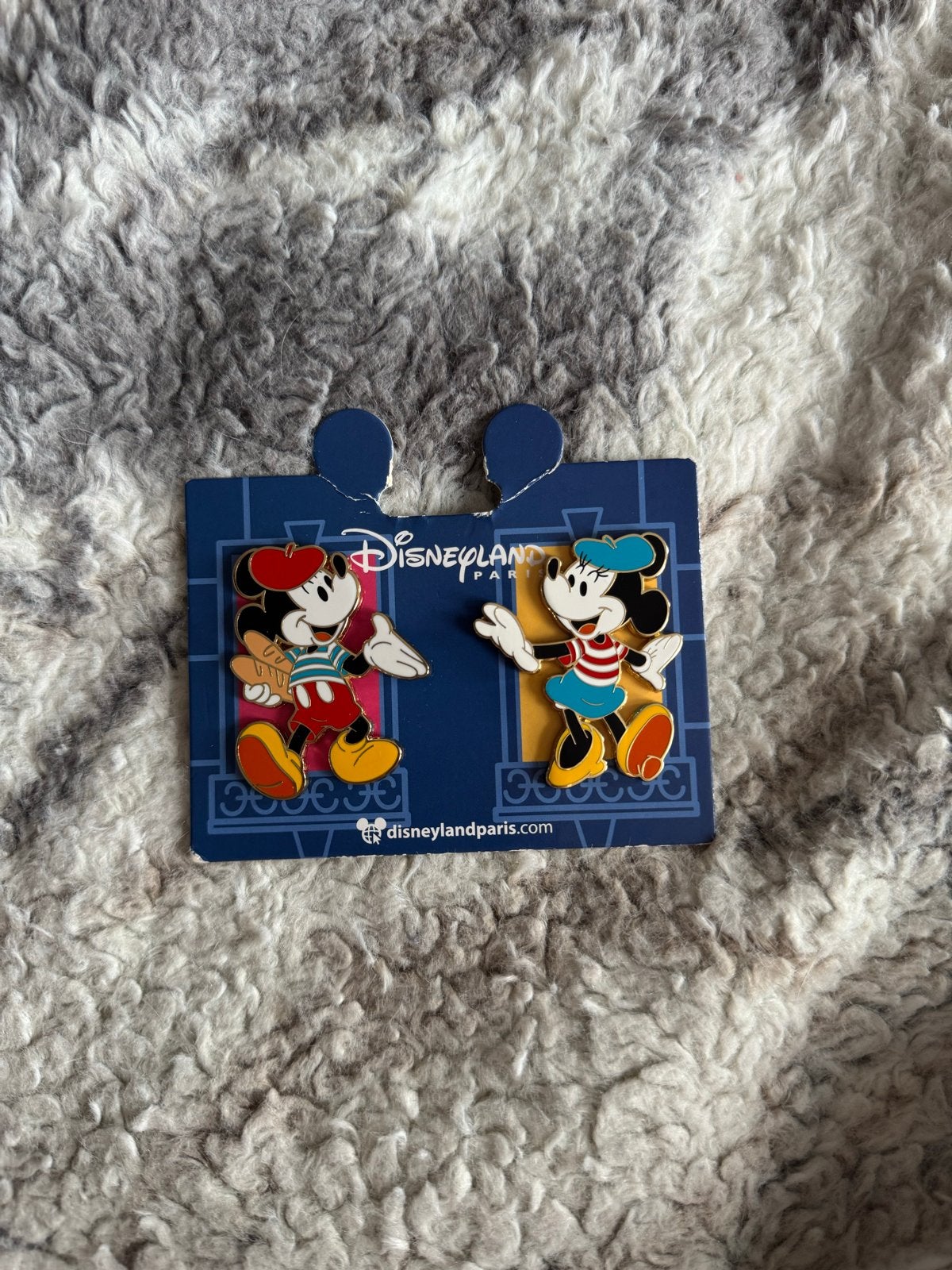 Mickey en Minnie Mouse pins - Disneyland Parijs, Ophalen of Verzenden, Mickey Mouse, Nieuw, Overige typen