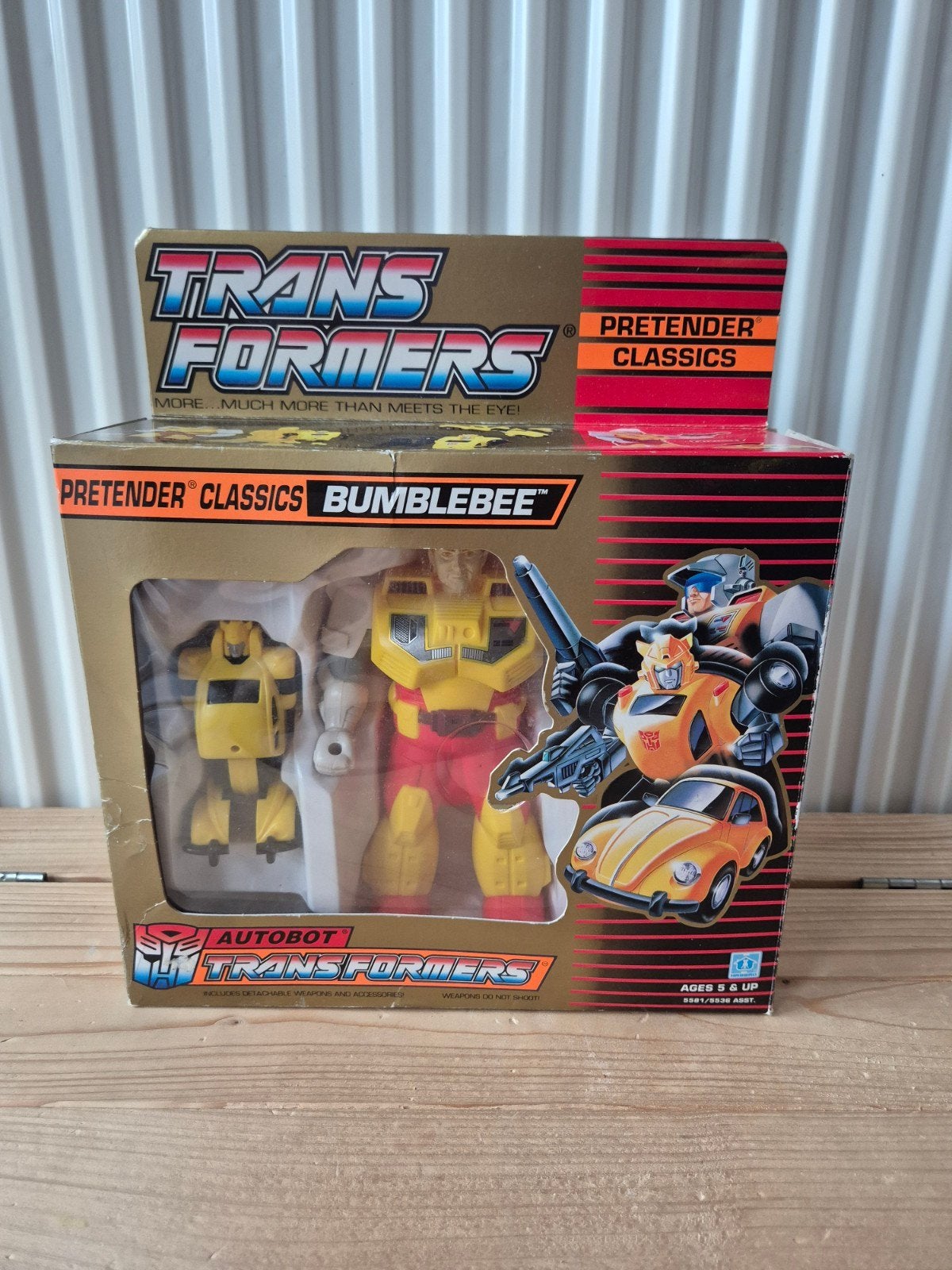 transformers g1 pretender bumblebee, G1, Ophalen of Verzenden, Zo goed als nieuw