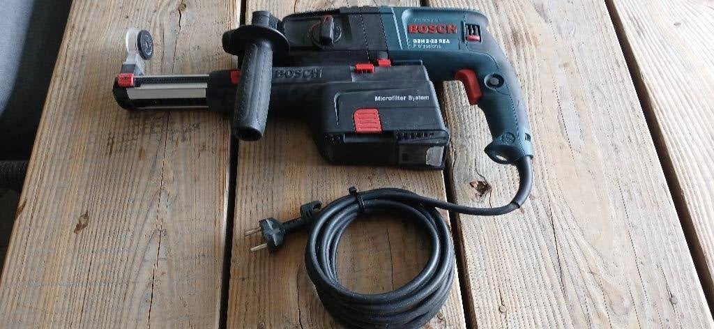 Bosch GBH2-23 REA boorhamer klopboormachine boormachine boor, Boormachine, Ophalen of Verzenden, Variabele snelheid, Gebruikt