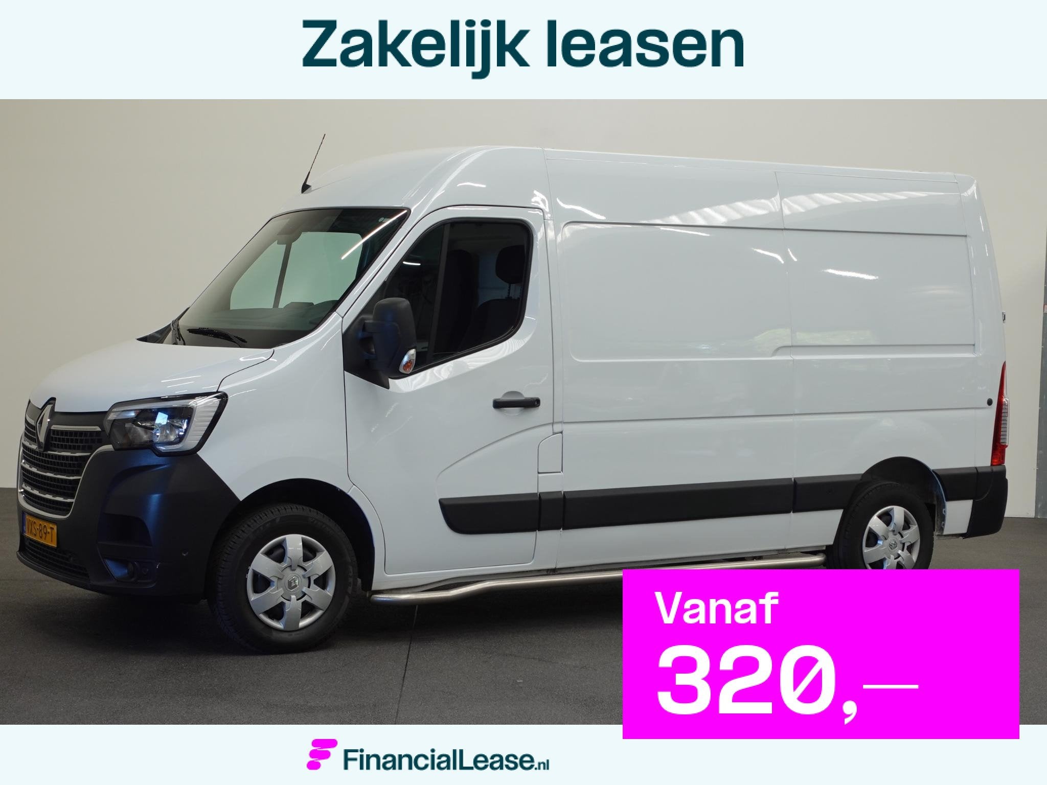 Renault Master T33 2.3 dCi 135PK L2H2 Work Edition Airco Cru, Voorwielaandrijving, Gebruikt, Euro 6, 4 cilinders