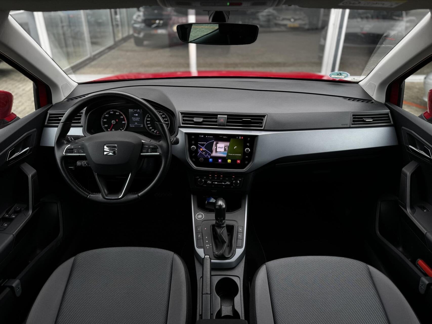 Seat Arona 1.0TSI StyleBusiness Intense|ACC|Carplay|DSG|Cam, Auto's, Stof, Gebruikt, Parkeersensor, 49 €/maand