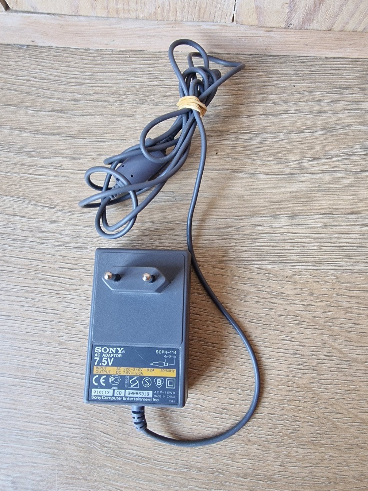 Sony PlayStation One  AC Adapter (SCPH-114), Ophalen of Verzenden, Gebruikt, Voeding, Oplader of Kabel, PlayStation 1