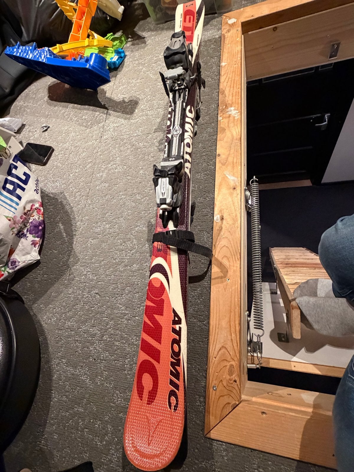 Atomic 123 ski's, Sport en Fitness, Ophalen, 100 tot 140 cm, Nieuw, Atomic