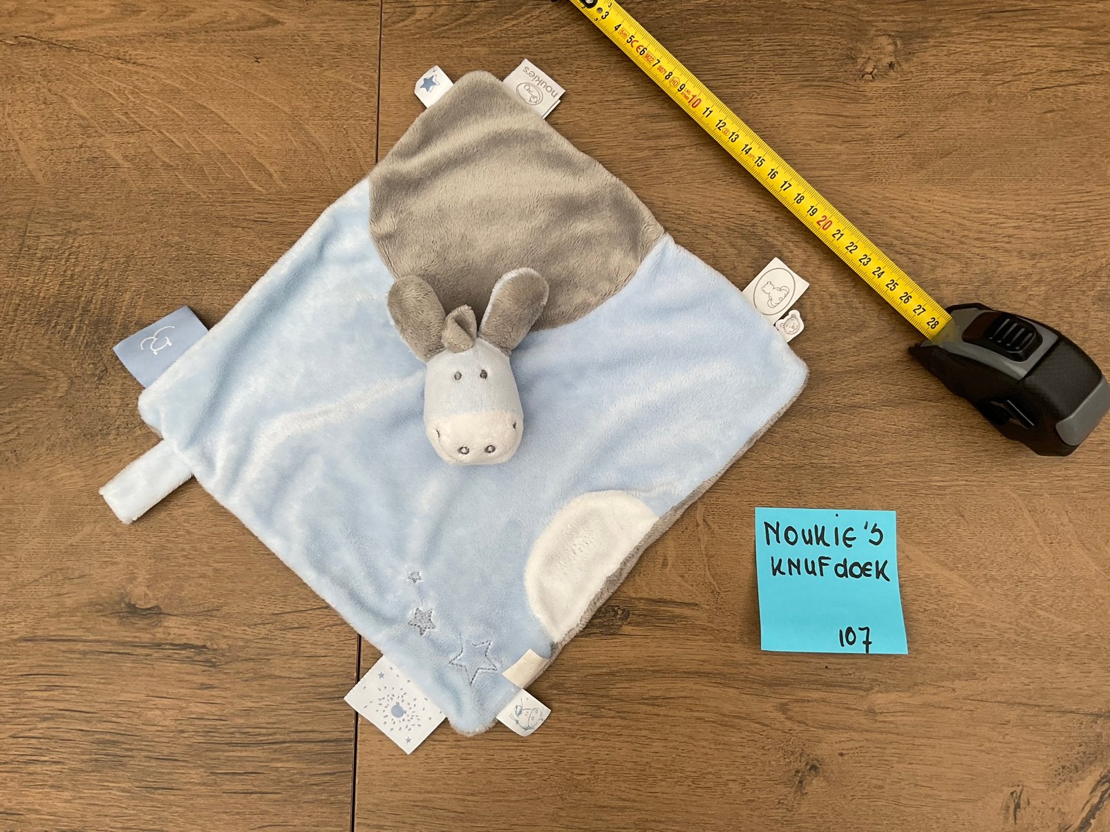 Nieuw grijs blauw Noukie’s knuffeldoekje, Ophalen, Nieuw, Overige typen