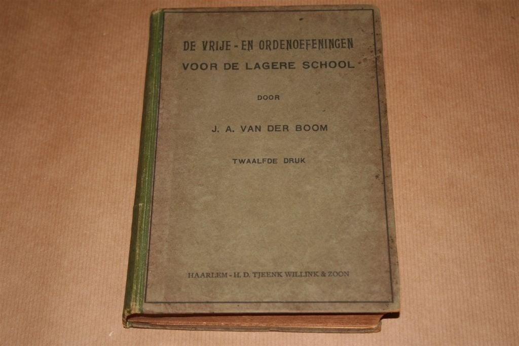 Vrije en ordeoefeningen lagere school — Gymnastiek — 1920, Ophalen of Verzenden