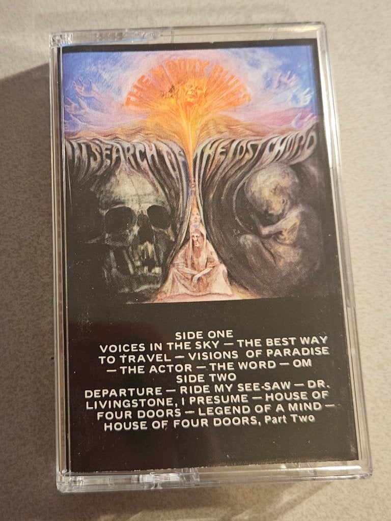 The moody blues - in search of the lost chord - Cassette, Cd's en Dvd's, Cassettebandjes, Gebruikt, Verzenden, 1 bandje, Origineel