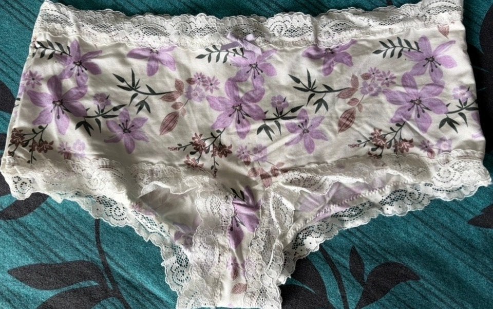 Zeeman Slip met bloemenprint en kant - Maat L, Ophalen of Verzenden, Meerkleurig, Slip