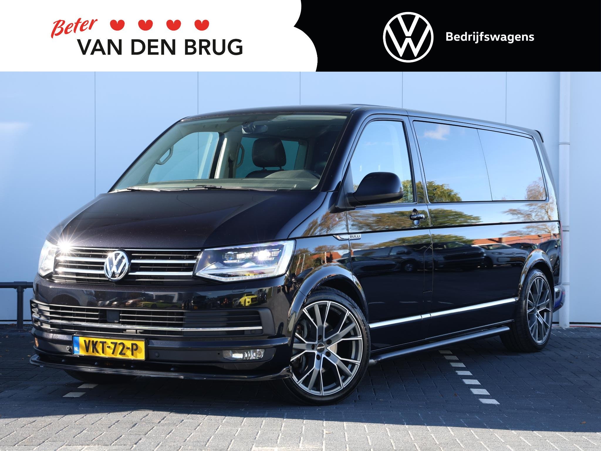 Volkswagen Transporter Multivan 2.0 TDI 199PK L2 Dubbele cab, Auto's, Stof, Gebruikt, 4 cilinders, Verwarmde buitenspiegels