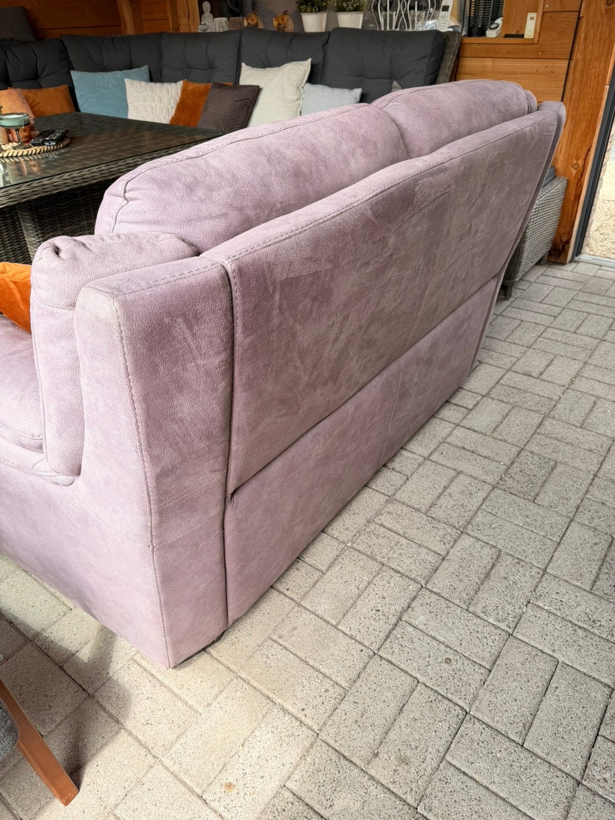 Tweezits bank, Ophalen, 150 tot 200 cm, Tweepersoons, 75 tot 100 cm