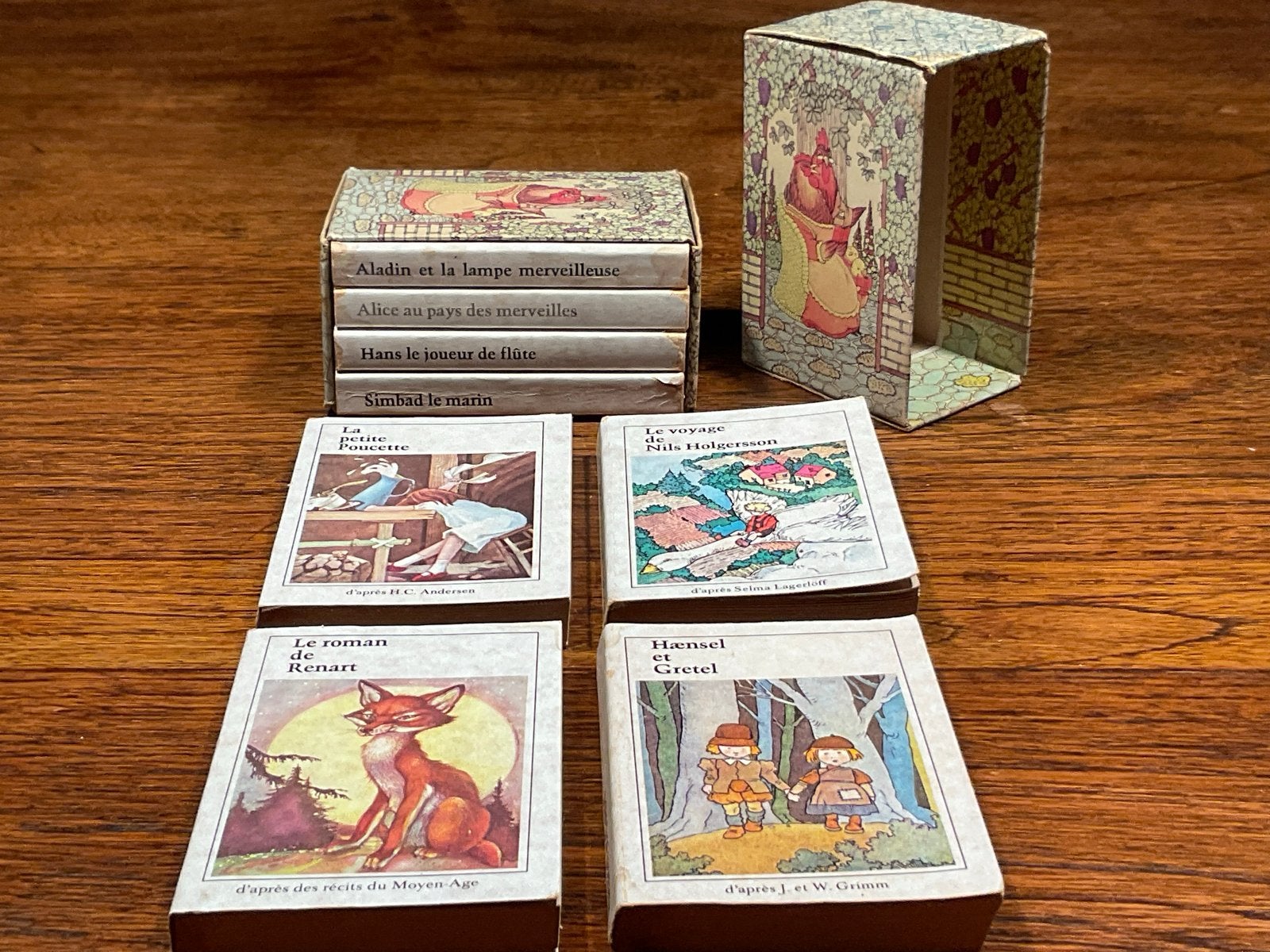 VINTAGE MINI SPROOKJES BOEKJES EDITIONS JACQUES RIQUIER, Boeken, Ophalen of Verzenden, Gelezen