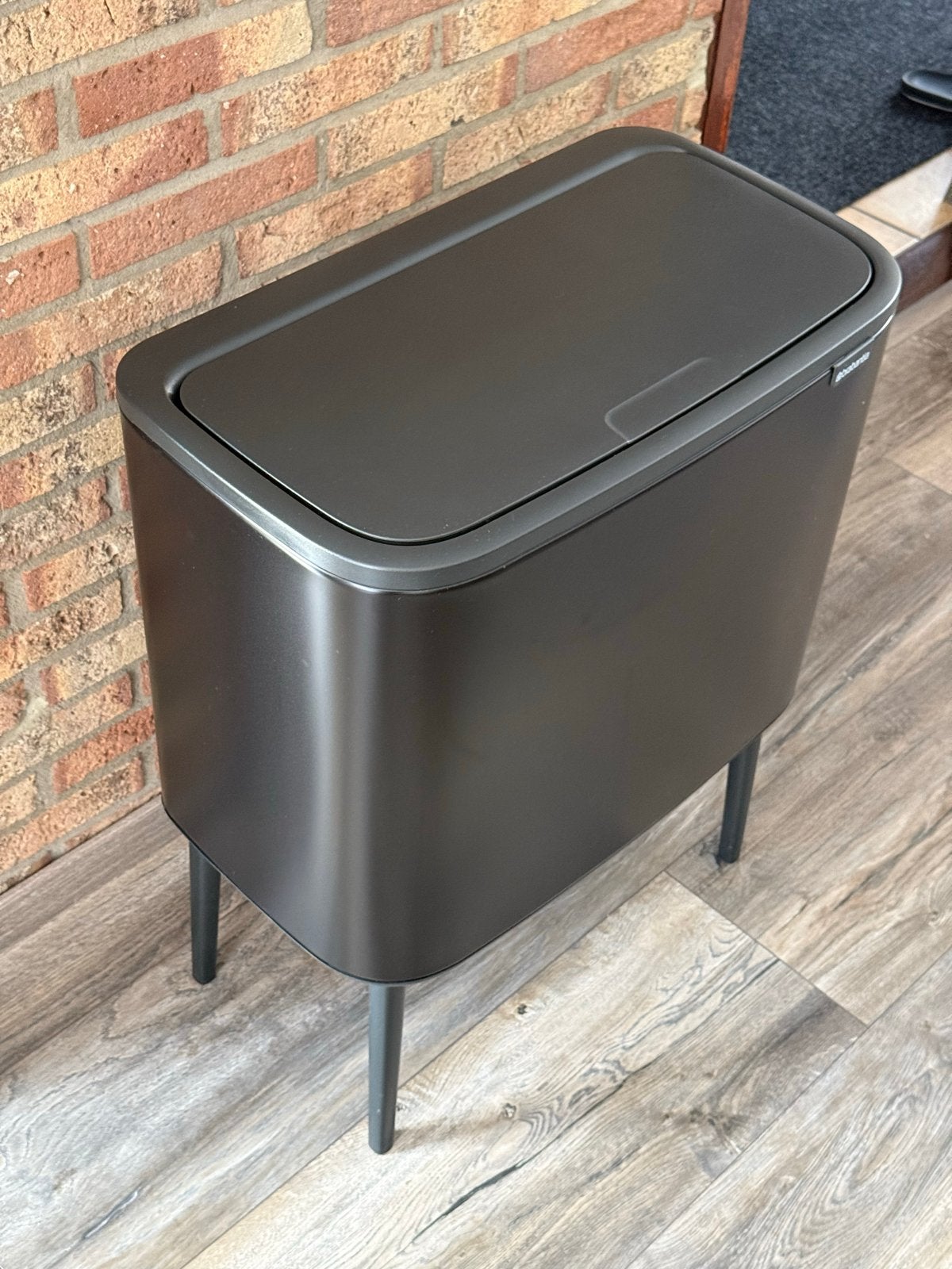 Brabantia Bo Touch Bin - Mat Zwart - 36 Liter, Ophalen, 50 – 75, Kunststof, Zo goed als nieuw