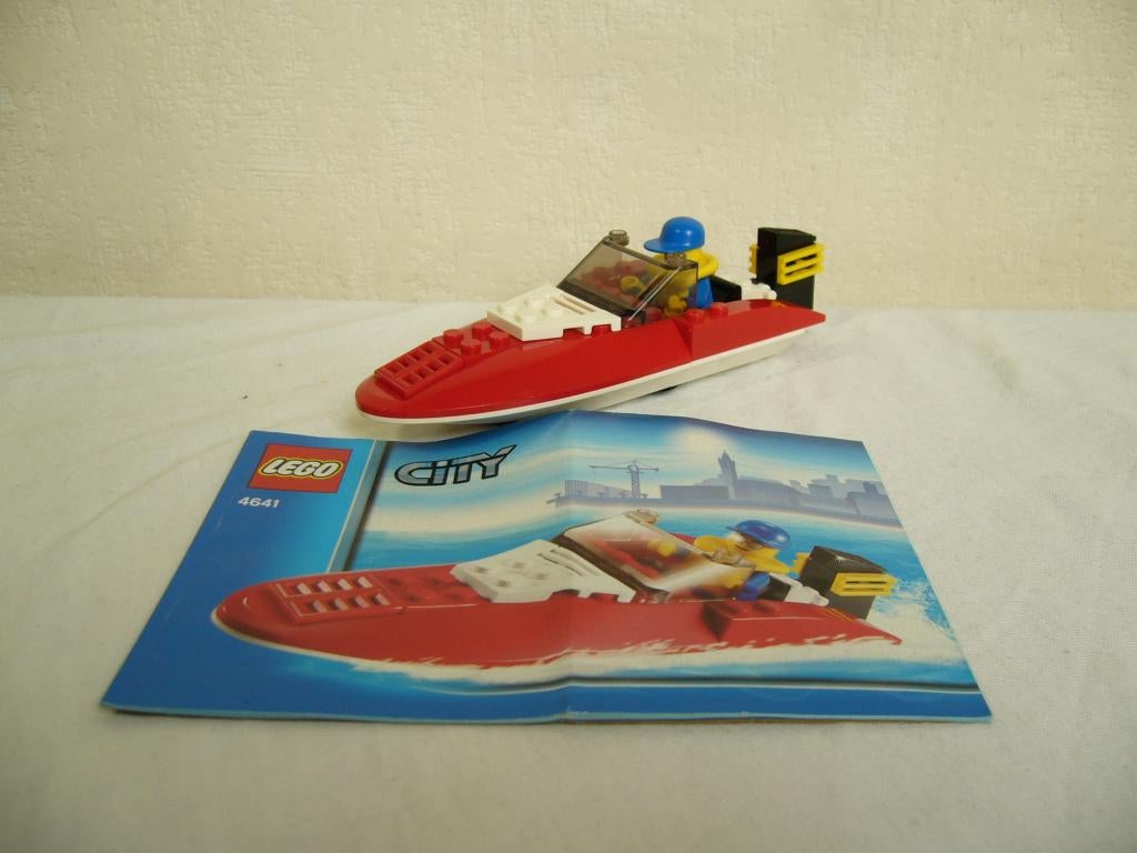Lego City 4641 Speed Boat, Ophalen of Verzenden, Complete set, City, Gebruikt