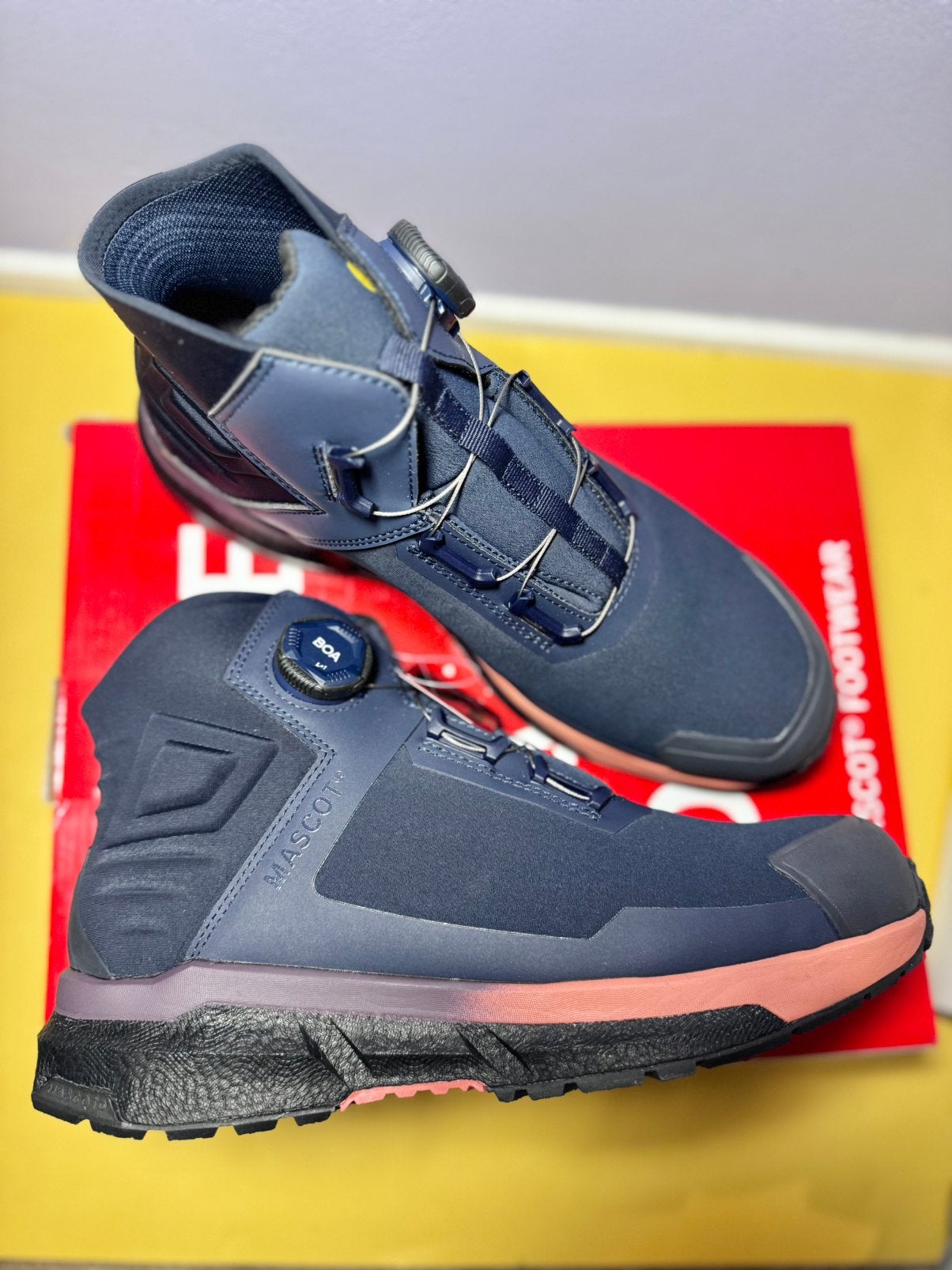 42 MASCOT BOA S3S Veiligheidsschoenen hoog Waarde 230€, Kleding | Heren, Blauw, Nieuw, Ophalen of Verzenden, Werkschoenen