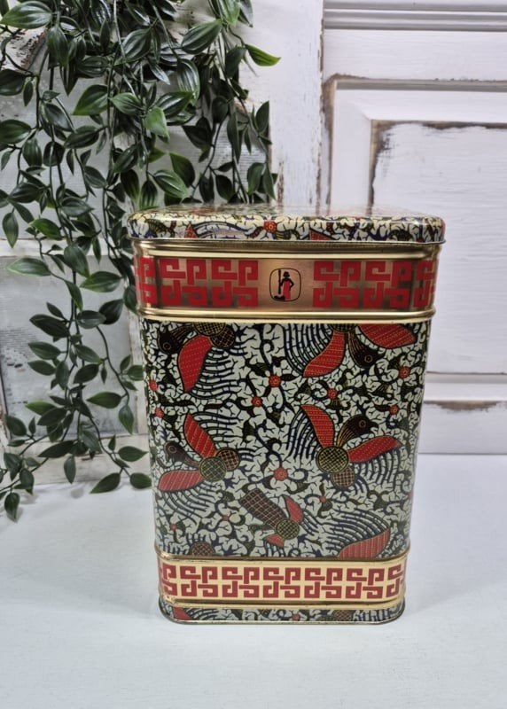 Grote blikken trommel, Batik patroon, Ophalen of Verzenden, Nieuw, Overige