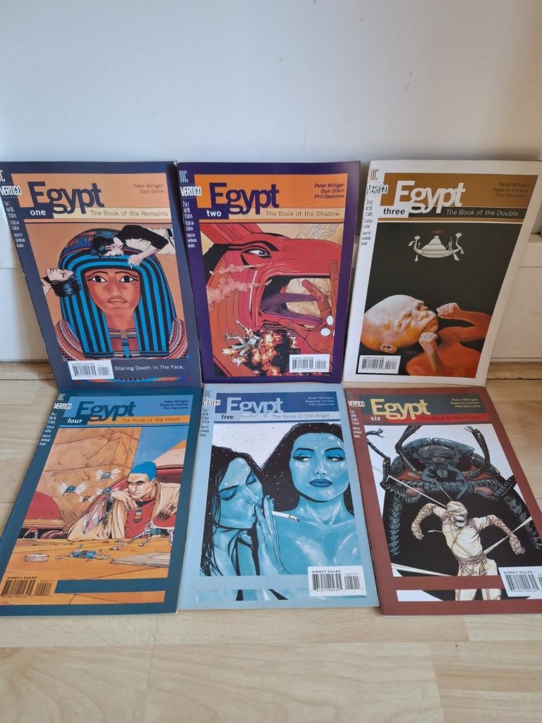 Egypt Comics - (1 t/m 6) - Peter Milligan, Complete serie of reeks, Ophalen of Verzenden, Zo goed als nieuw, Peter Milligan