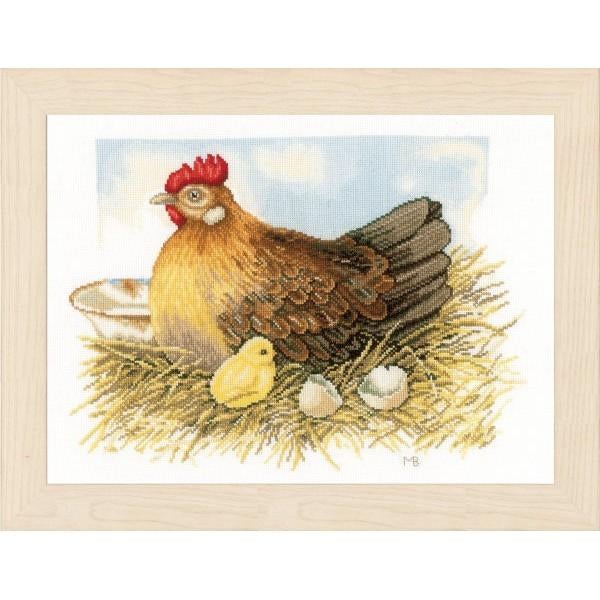 Borduurpakket Mother hen pn0165381, Geen, Geen, Nieuw, Ophalen of Verzenden