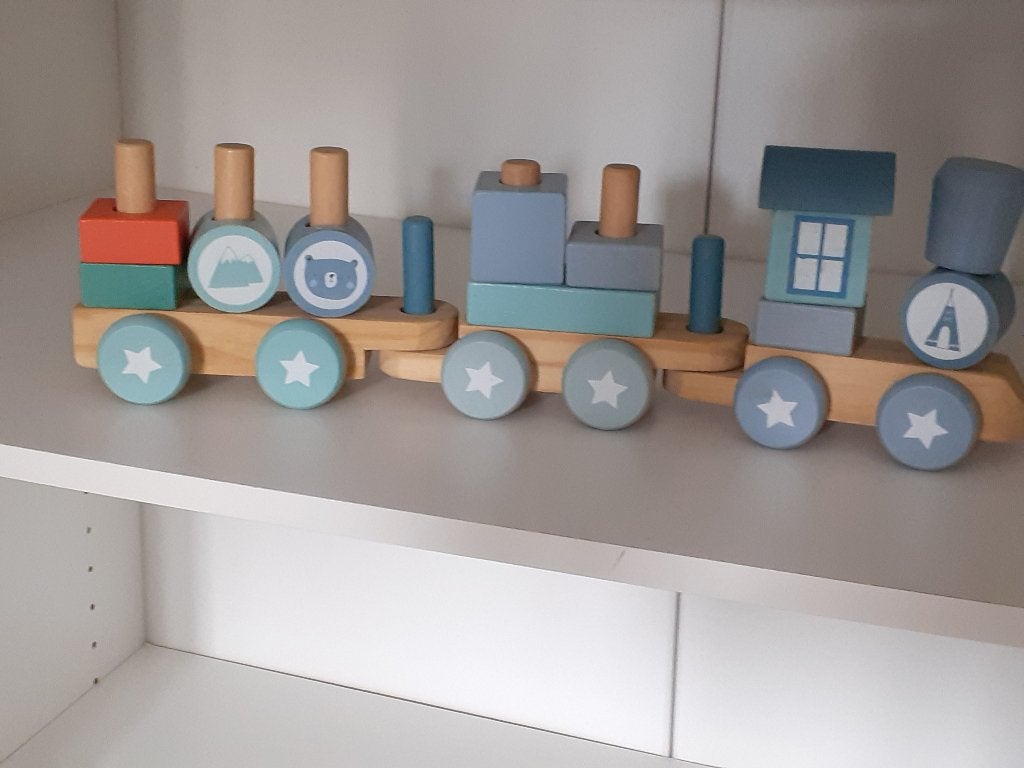 Little dutch trein "blauw", Ophalen of Verzenden, Gebruikt