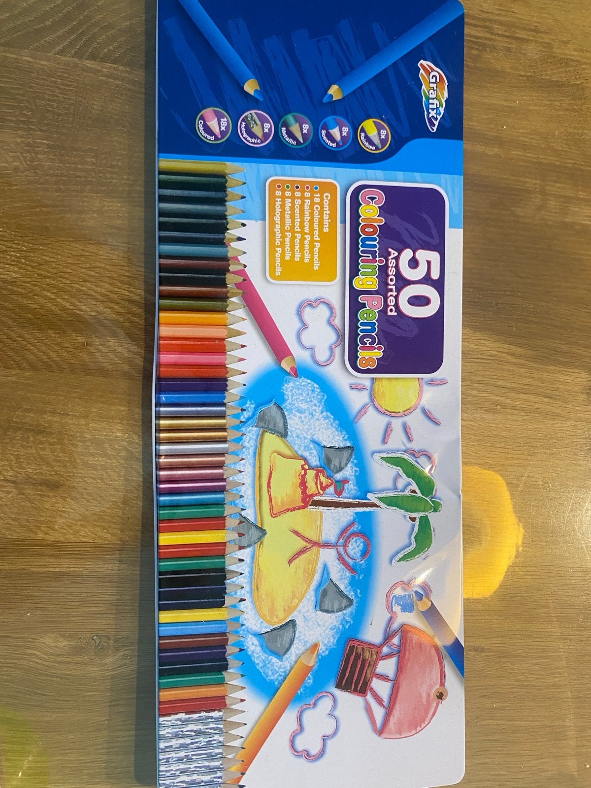 50 Assorted Colouring Pencils - Grank's, Gebruikt, Overige thema's, Meerkleurig, Overige merken