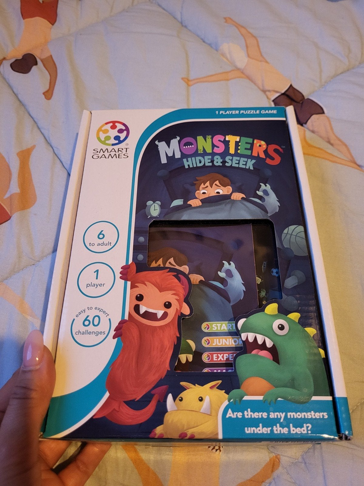Smart Games Monsters Hide & Seek - Logisch Puzzelspel, Een of twee spelers, Ophalen of Verzenden, Nieuw, Smart Games