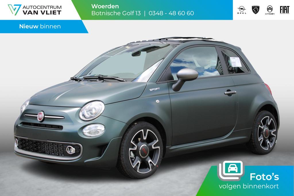 Fiat 500 Hybrid Sport | NET BINNEN! | Clima | PDC | Schuif/K, Auto's, 12 maanden, Stof, 4 stoelen, Origineel Nederlands