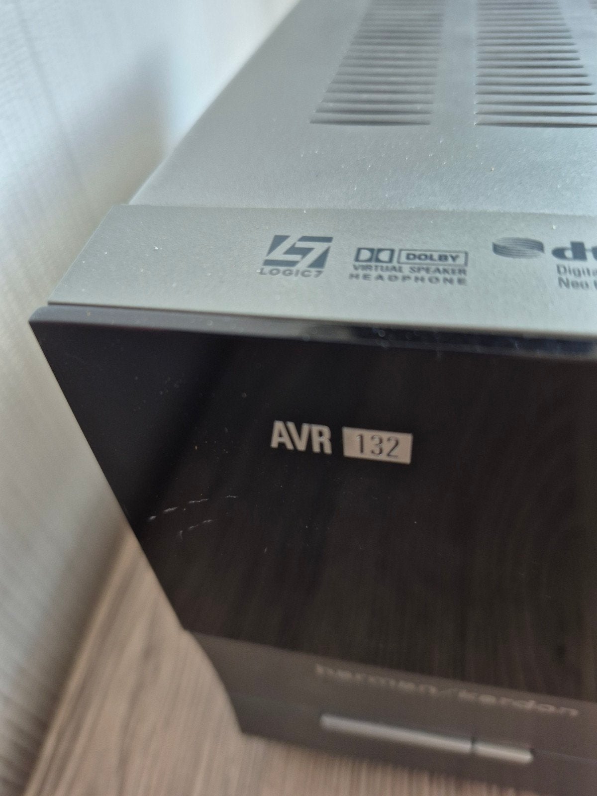 Harman/Kardon AVR 132 Receiver met Yamaha NS-G40 Speakers, Ophalen, Gebruikt, 120 watt of meer, Overige merken
