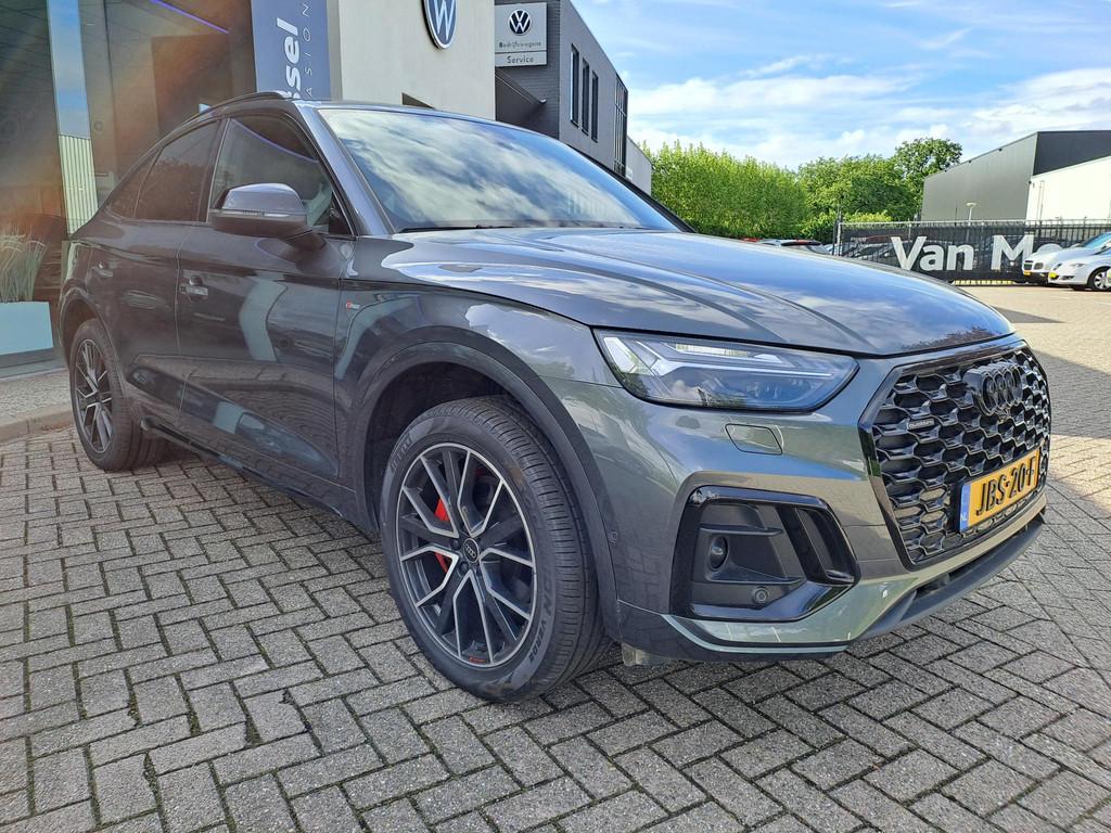 Audi Q5 Sportback 55 TFSI e S edition | PANO-SCHUIFDAK | B&O, Automaat, 12 maanden, 14 kWh, Gebruikt