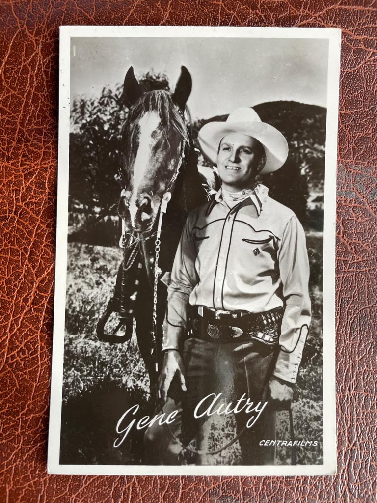 ansichtkaart / kaart van cow-boy Gene Autry., Verzenden, 1940 tot 1960, Sterren en Beroemdheden