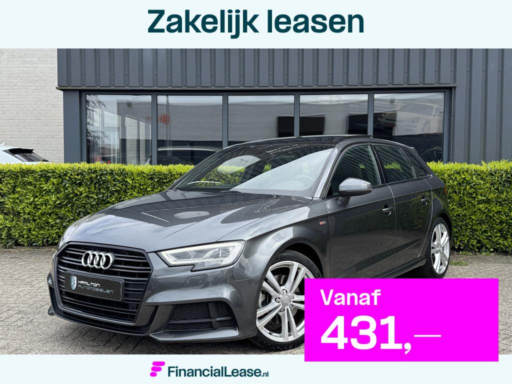 Audi A3 Sportback 40 TFSI 2.0 190pk Aut. S-Line Pro Line Plu, Gebruikt, Automatische klimaatregeling, Bedrijf, 1600 kg