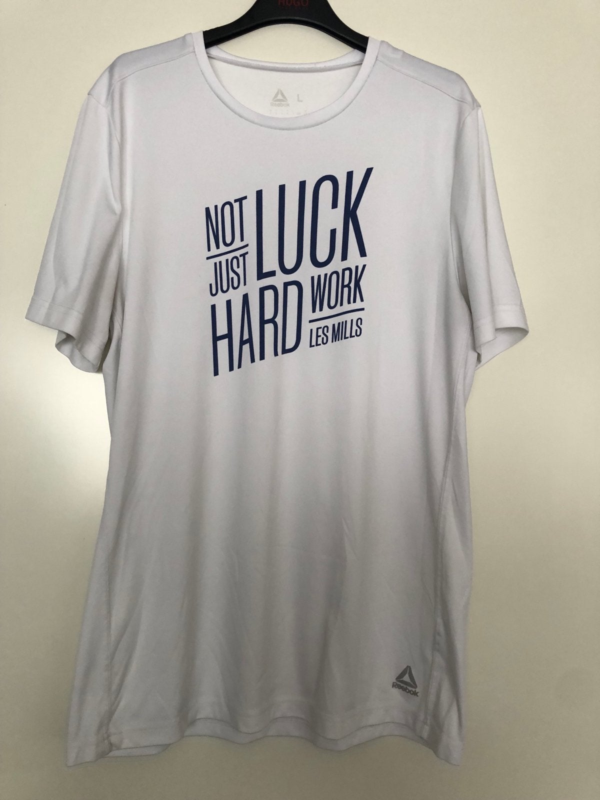 Reebok Les Mills T-shirt - Wit - Maat L, Maat 52/54 (L), Fitness, Wit, Ophalen of Verzenden