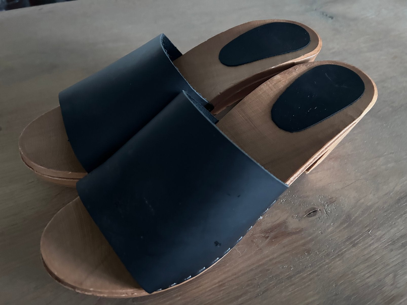 Nieuw heels hout hakken maat 40 zwart klompen, Ophalen, Zwart, Nieuw, Schoenen met hoge hakken
