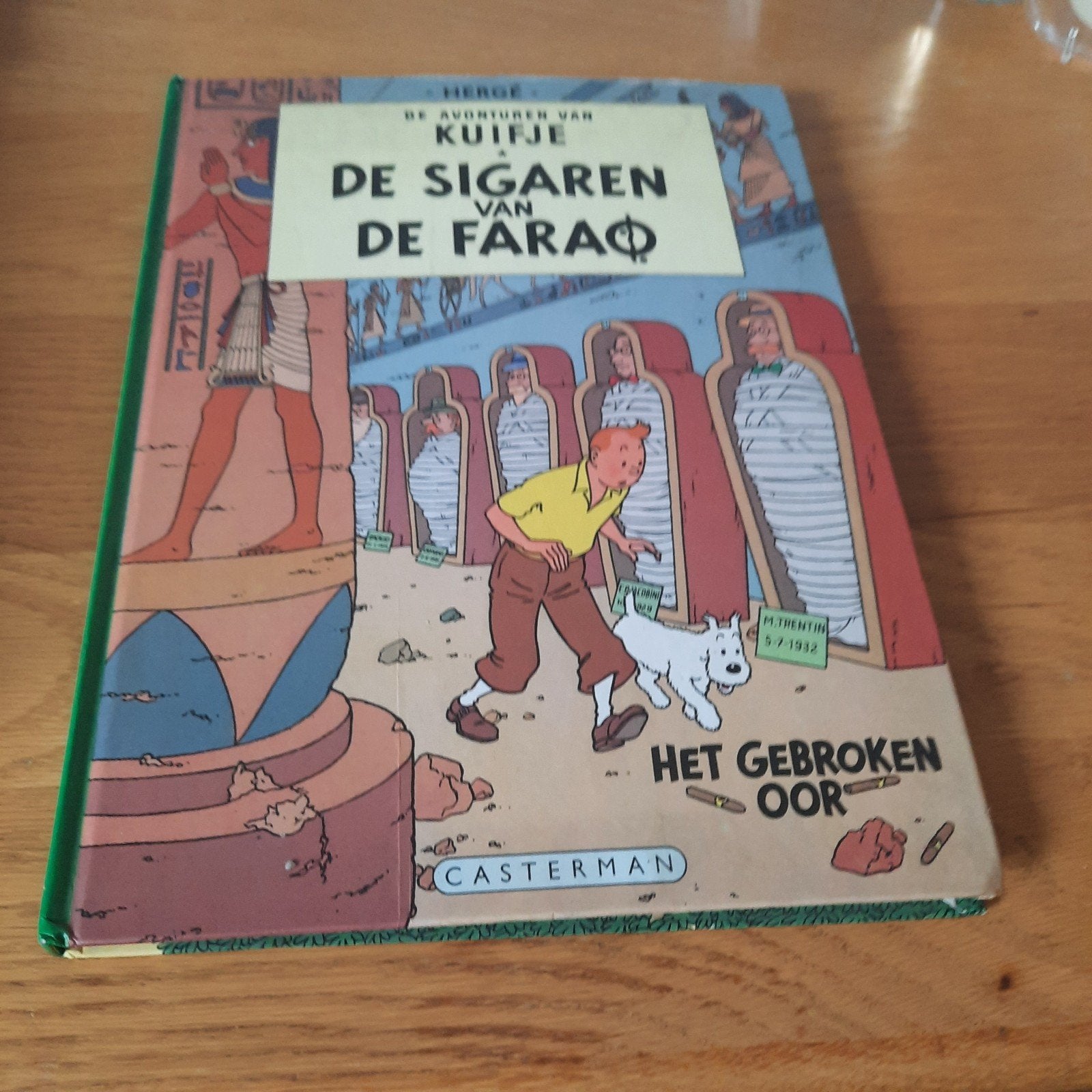 Kuifje: De Sigaren van de Farao @Het gebroken oor, Eén stripboek, Ophalen of Verzenden, Gelezen