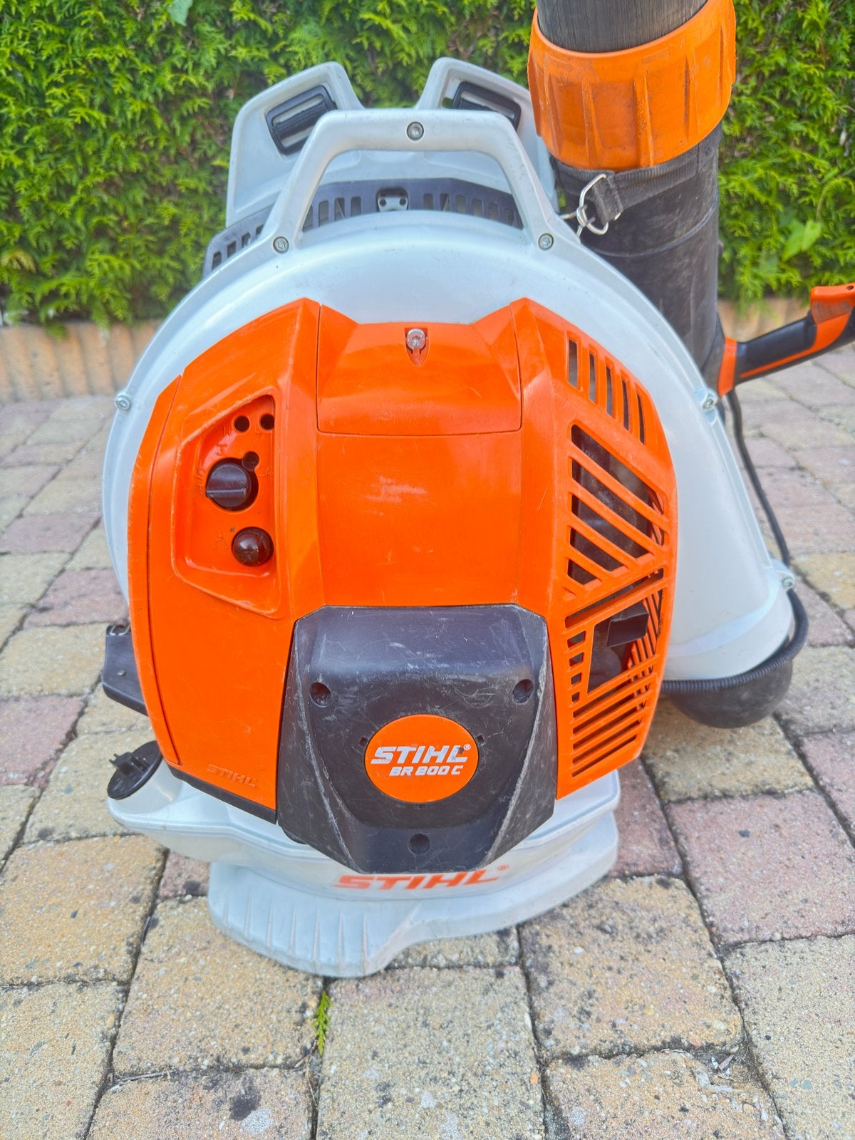 Stihl BR 800 C-E Bladblazer - Krachtig en Comfortabel, Ophalen, Gebruikt, Benzine, Ruggedragen