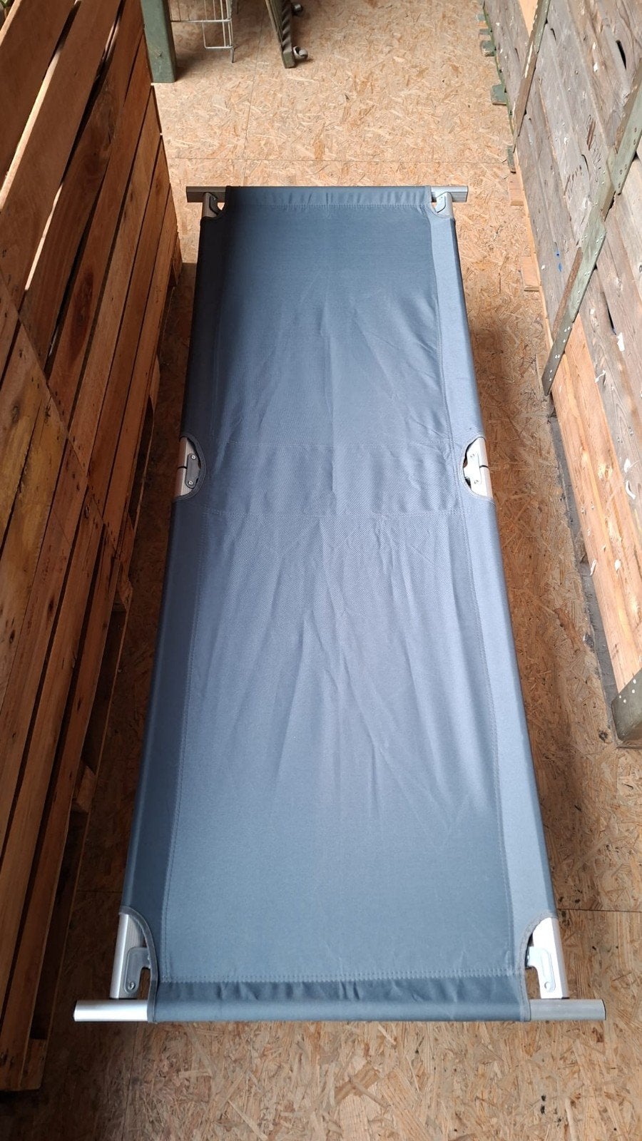 Veldbed opklapbaar blauw met foedraal nieuw, Ophalen, ., Nieuw, .