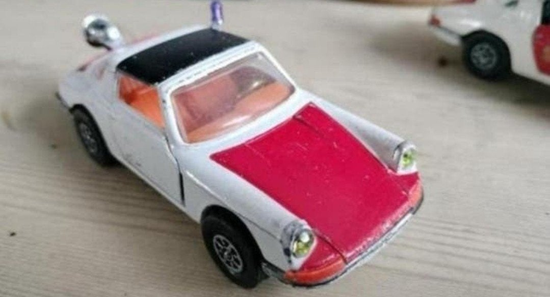 PORSCHE 911 S TARGA POLITIE. CLASSIC CORGI 1/43, Ophalen of Verzenden, Gebruikt, Auto, Corgi