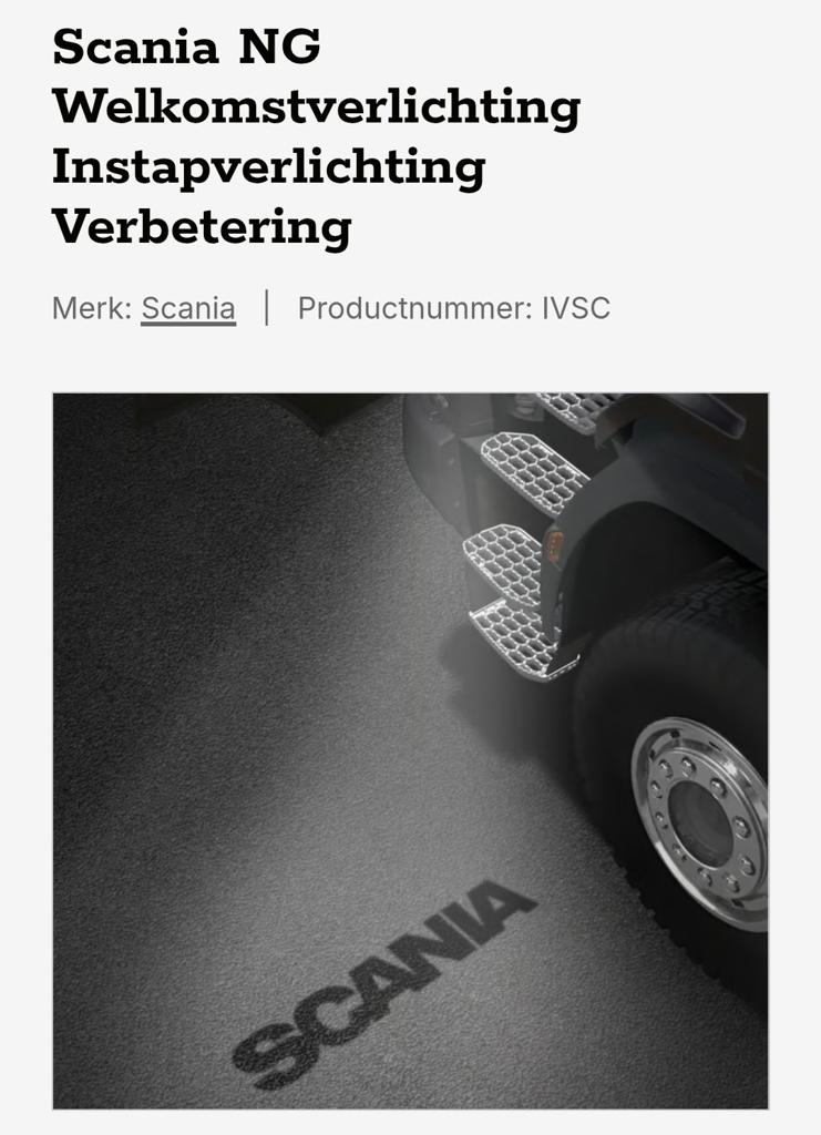 Scania NG Welkomstverlichting Instapverlichting, Auto-onderdelen, Verlichting, Verzenden, Gebruikt
