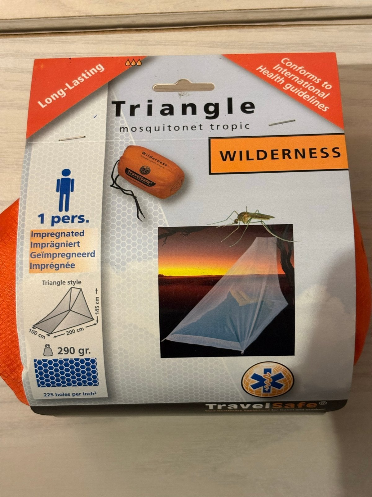 TravelSafe Triangle muskietennet tropisch 1 persoons, Ophalen of Verzenden, Nieuw