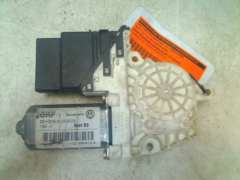 Motor Raammechaniek Rechts Achter Seat Leon (1M1) 1C0959812A, Service@seat.de, Seat, Seat Deutschland GmbH, Gebruikt